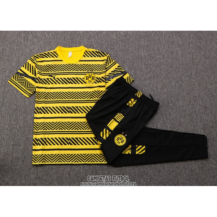 Chandal del Borussia Dortmund Manga Corta 2022/2023 Amarillo